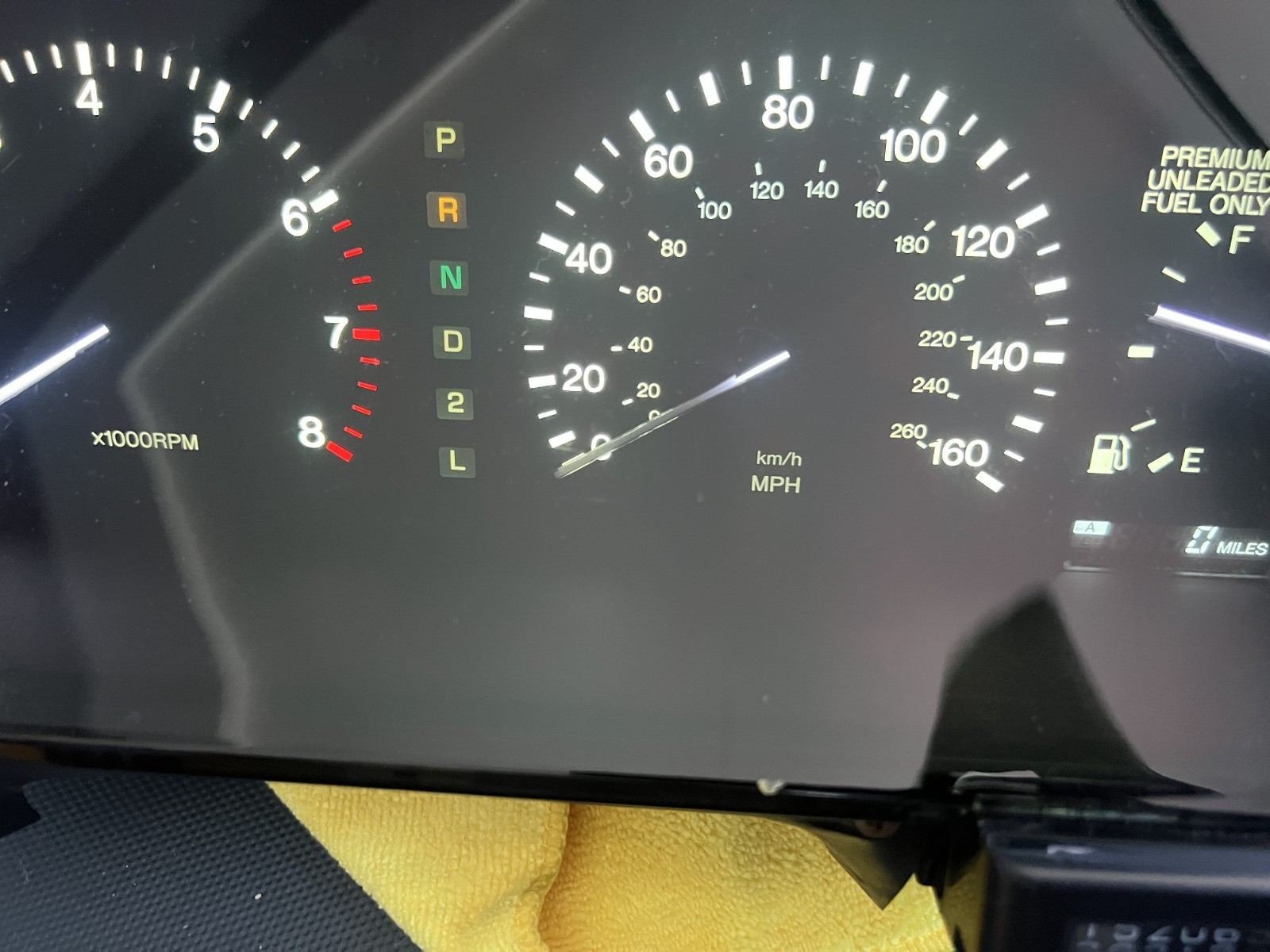 90 91 92 Lexus LS400 Instrument Gauge Speed Cluster 83010-50011 152K OE TESTED