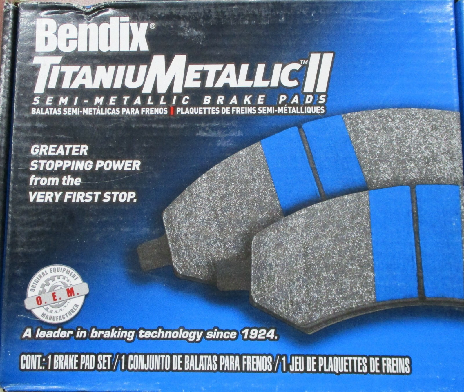 NEW TITANIUMETALLIC II FRONT BRAKE PADS MKD966 / D966 FITS VEHICLES ON CHART