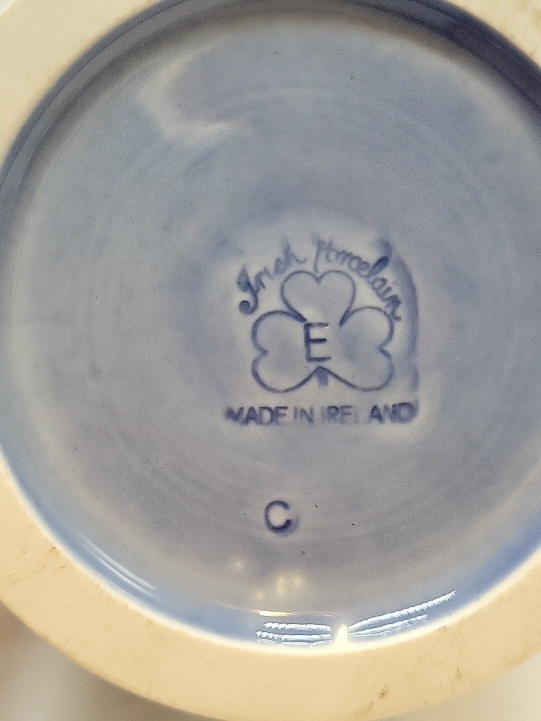 Vintage Wade Ireland Green Beer Stein Mug Sail Boat Yellow Sails