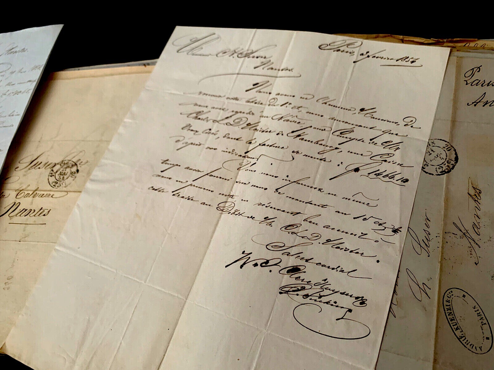 ANTIQUE LETTER 1800s