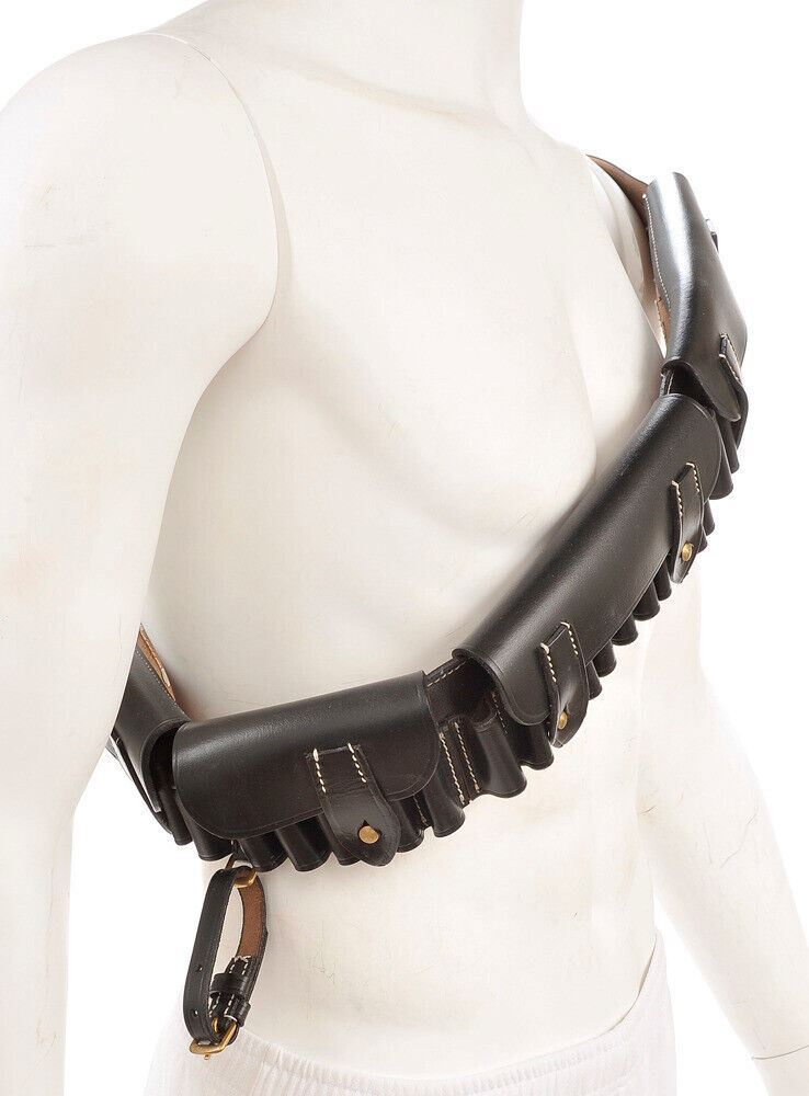 British Martini-Henry Bandolier P-1882 Black Leather