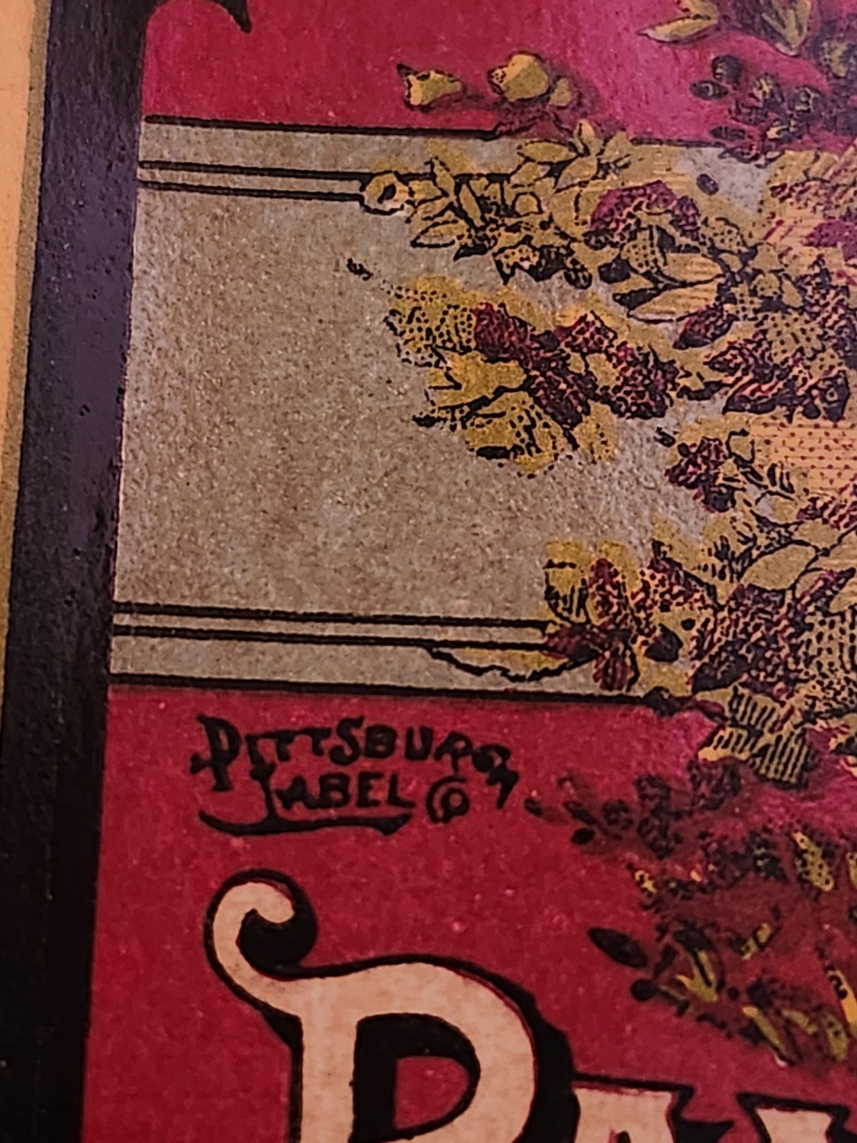 1890's VINTAGE CAN LABEL BOILED MUTTON RANGE CANNING CO. FORT MCKAVETT, TEXAS