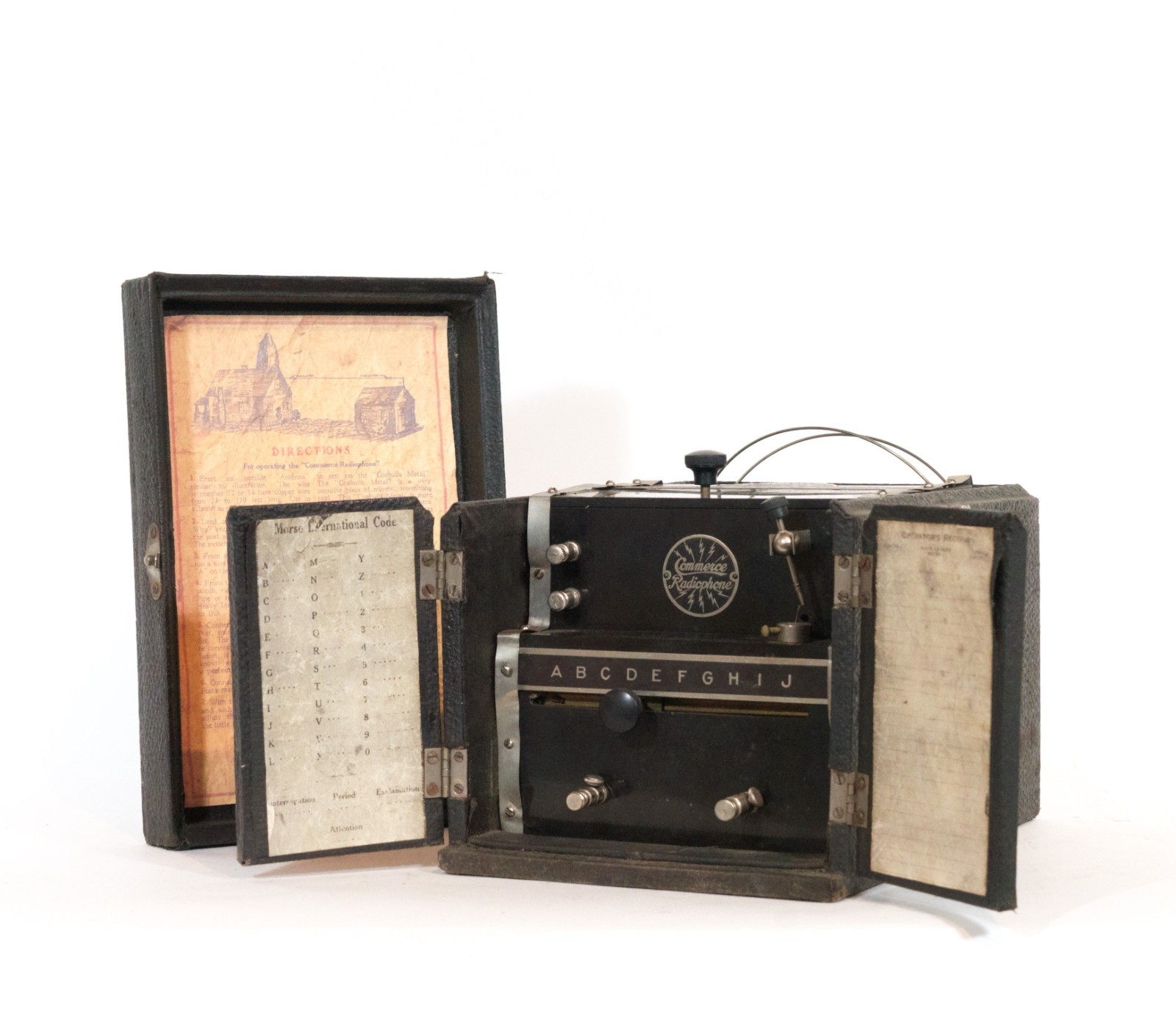 1919 Commerce Radiophone * Primitive, Elaborate, Detroit Crystal Radio * Works