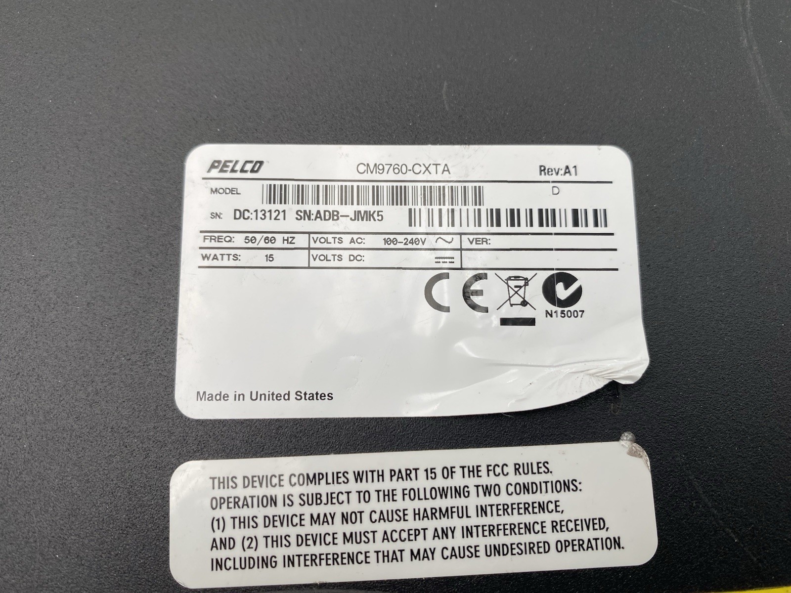 Pelco CM9760-CXTA Coaxitron Translator