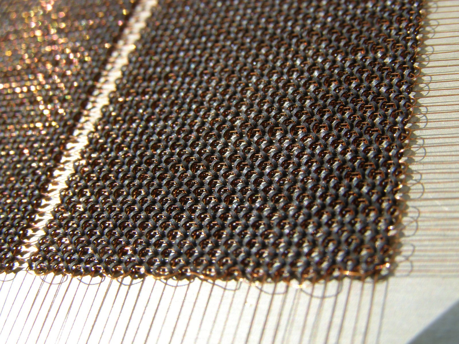Dual-frame ferrite core memory plate 8192 bits, 1987.