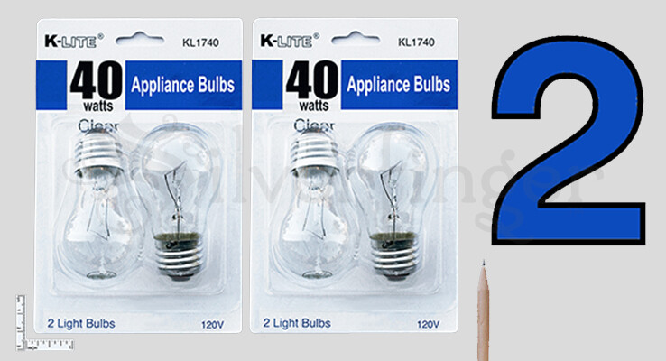 4—6 pcs Appliance Light Bulbs Refrigerator Freezer Oven Microwave Fridge A15 40W