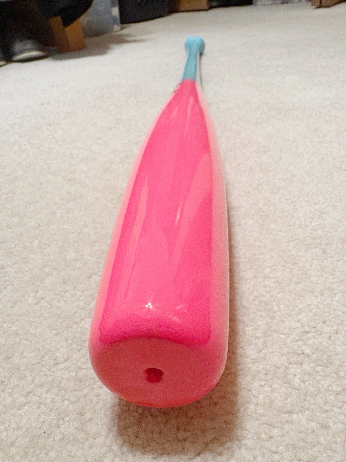 TANK Hybrid Handle Torpedo Maple Wood Baseball Bat 33in 29.3oz. Blue / Neon Pink