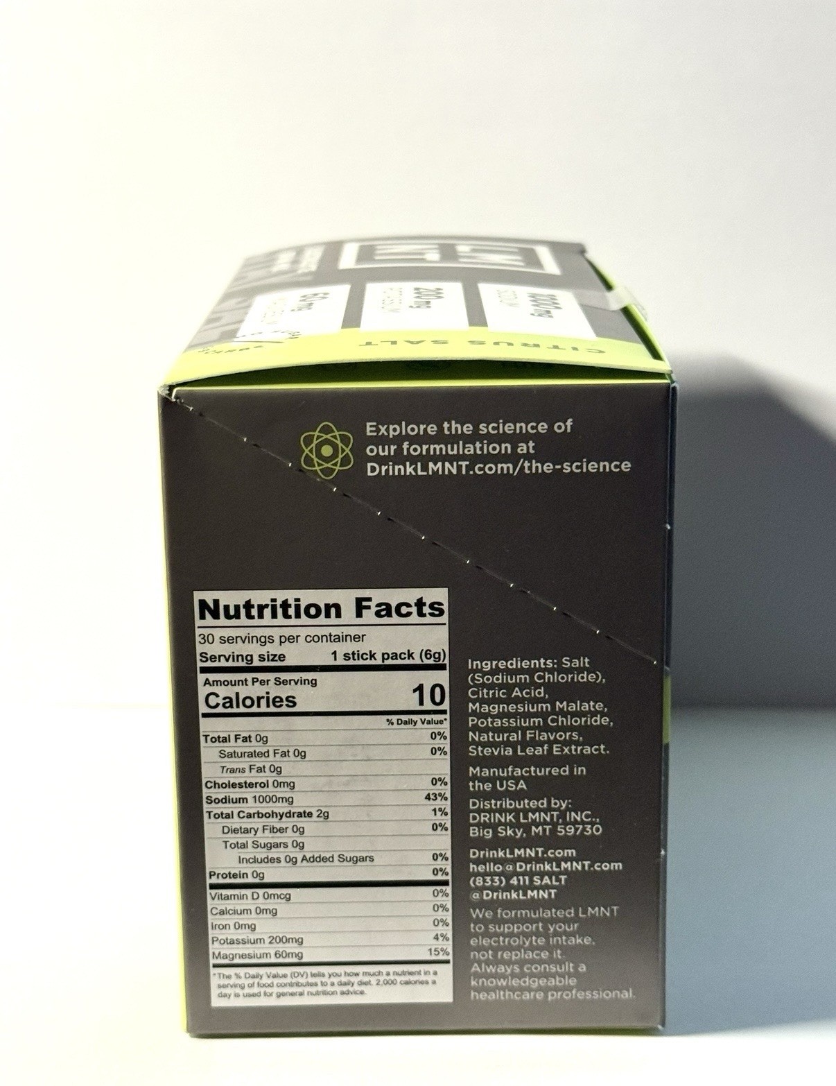 LMNT Electrolytes: 30-Pack Citrus | NEW | Zero-Sugar | EXP 2027 | Fast Shipping