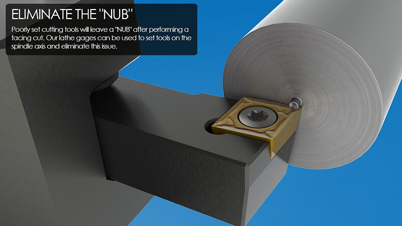 Pro Lathe Gage tool post insert cutter gauge level center height setter Atlas #2