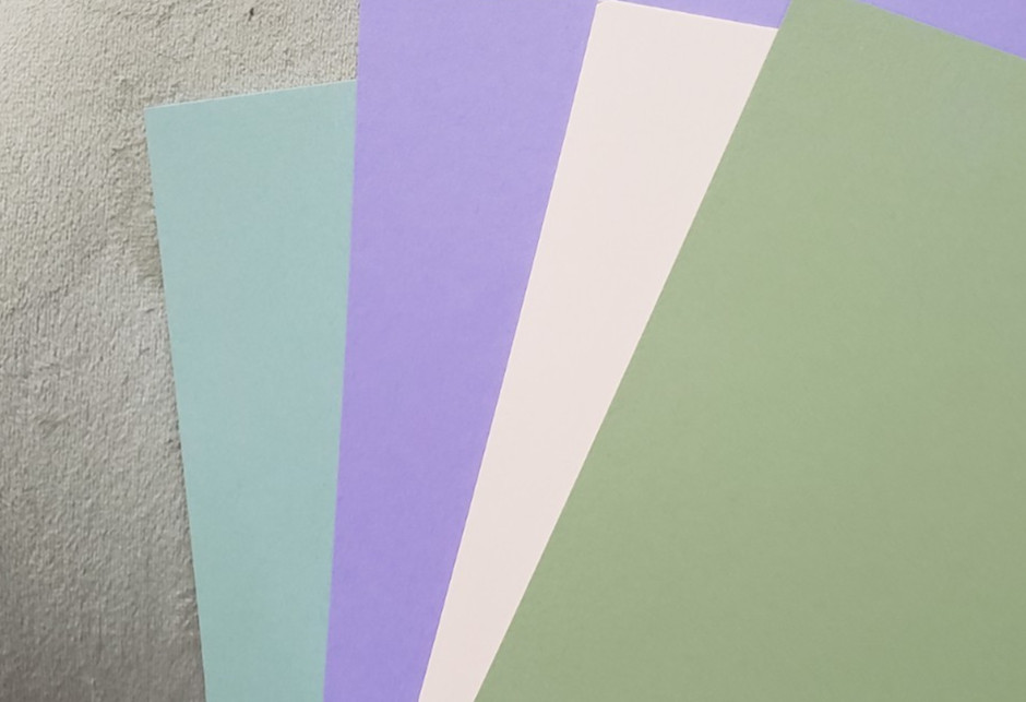 STAMPIN' UP! 8 1/2 x 11 Cardstock SOFT SUBTLES 35 Sheets & 1 1/4" Squares READ