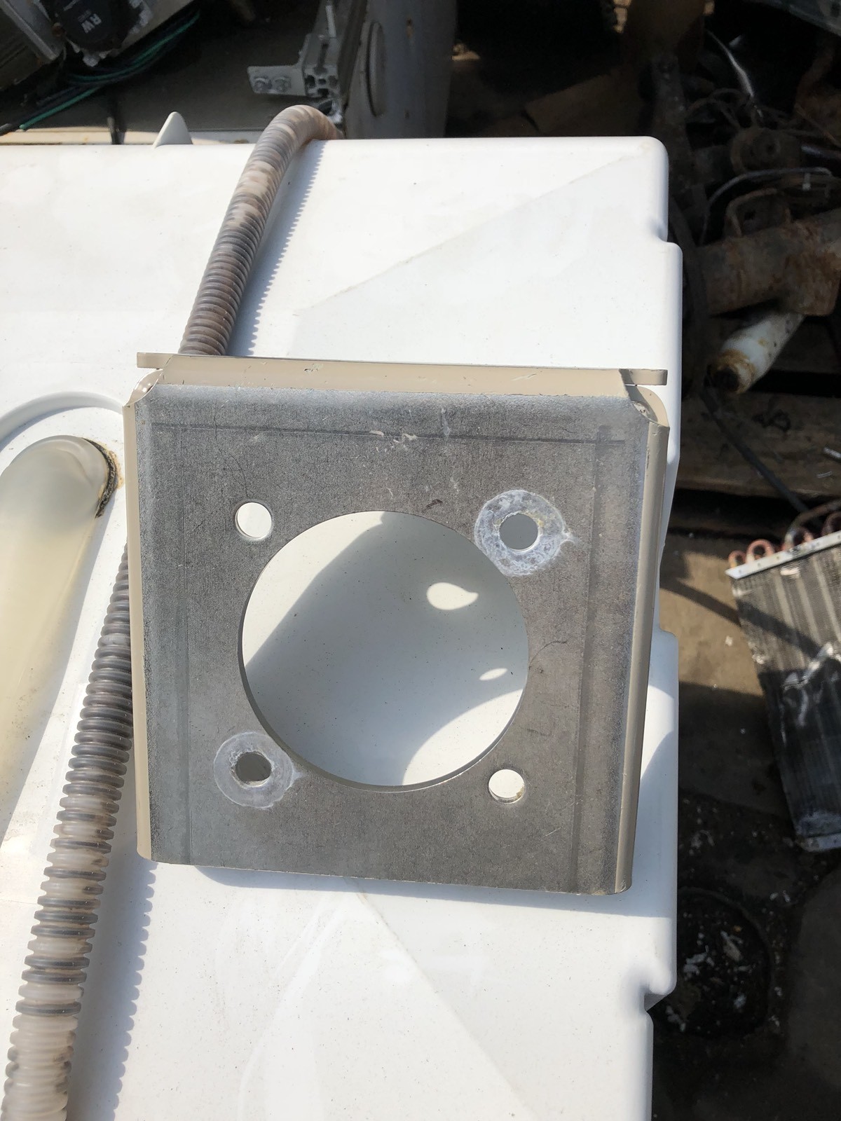 New HEAVY 3/16" Stainless Steel HMMWV Humvee Radio Antenna Mount