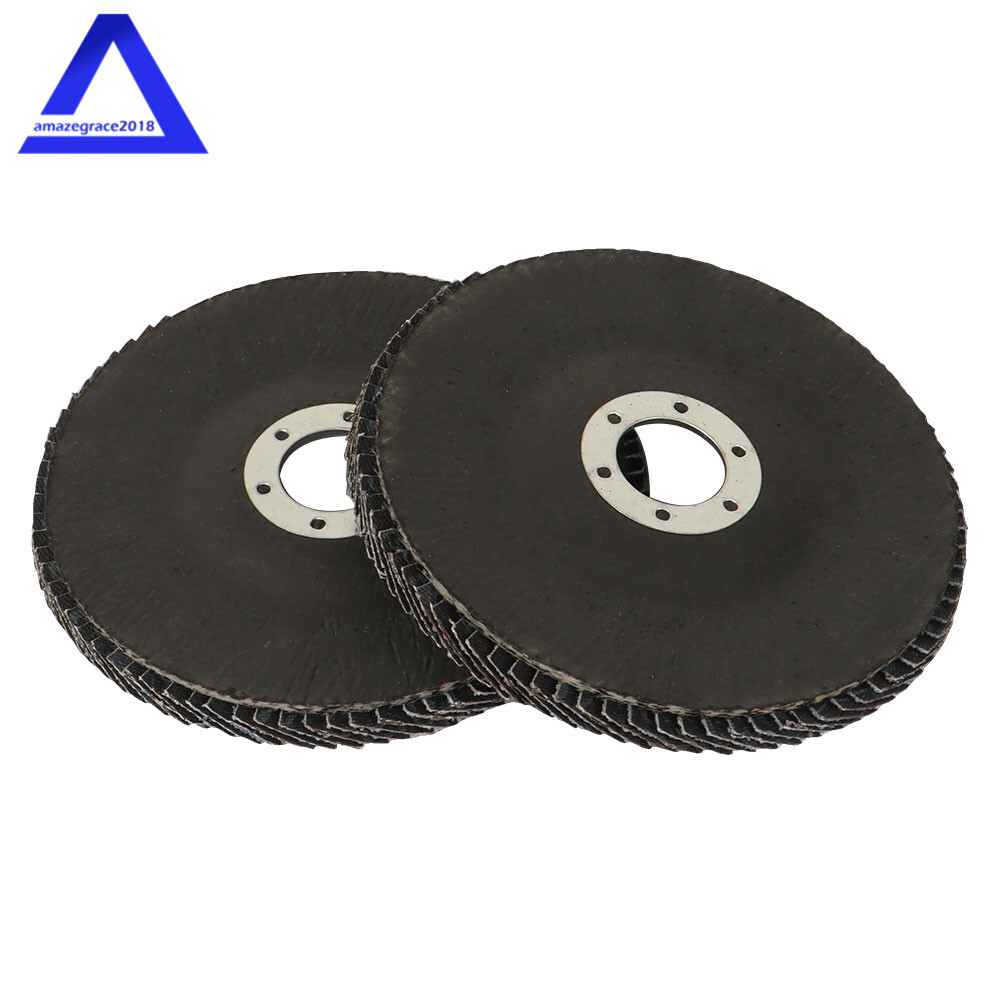 10×Premium Zirconia Flap Disc / Wheel Angle Grinder Sanding Disk 5" 125mm 40Grit