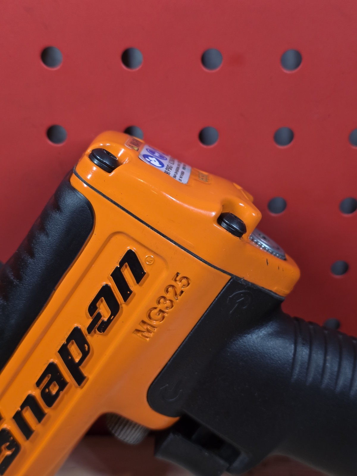 Snap-on Tools MG325 3/8" Drive Air Pneumatic Impact Wrench ORANGE With Boot Nice