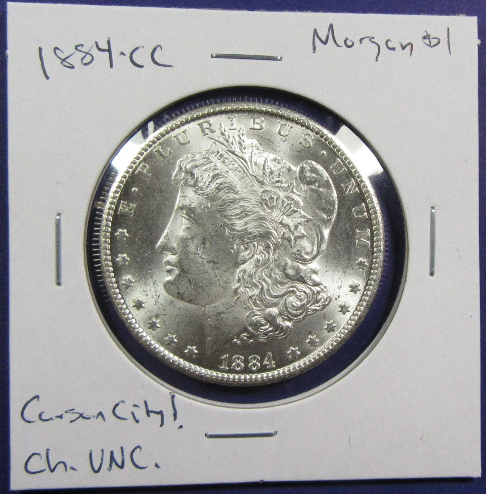 1884-CC Morgan Silver Dolar Carson City