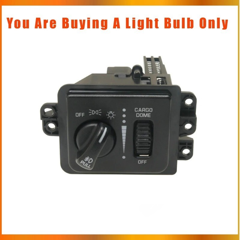 2001-2004 Dodge Dakota Headlight Switch Light Bulb