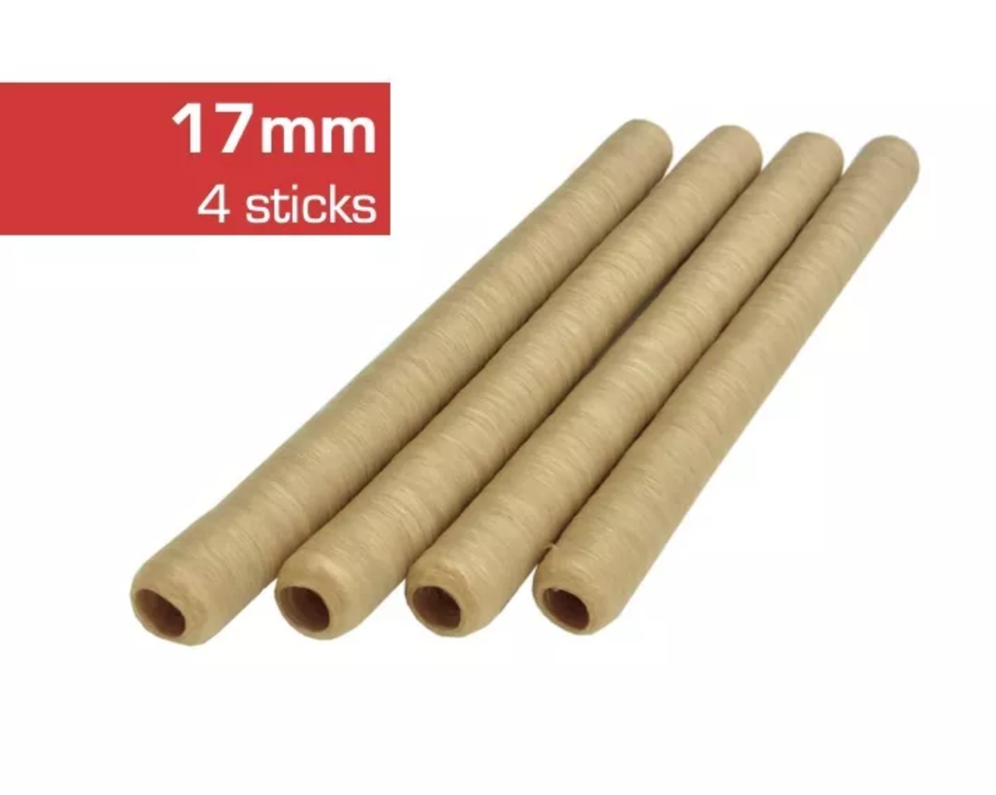 Collagen Casings Dry 17mm / 50ft for stuffing 41.4 Lb 360 sausages 4 sticks