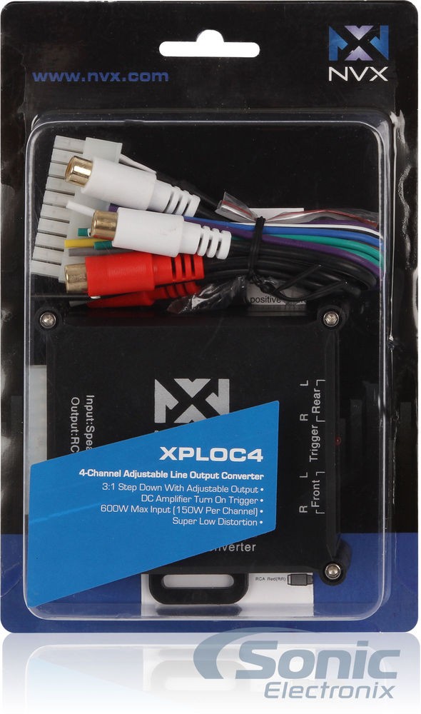 Open Box, Great - NVX XPLOC4 4-Channel 600W Adjustable Line Output Converter