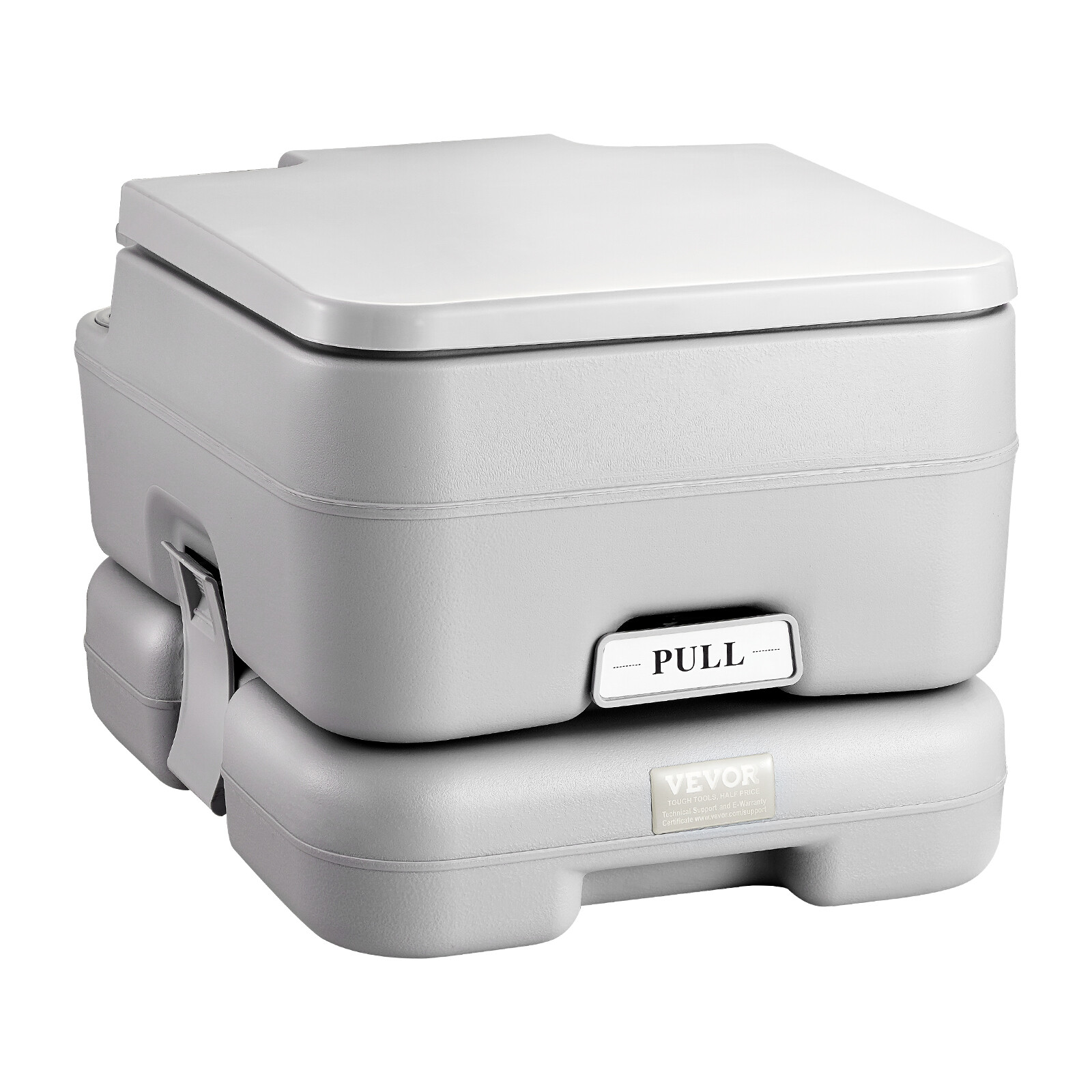 VEVOR Portable Toilet Flush Travel Camping 3.2 Gal Commode Potty Outdoor Indoor