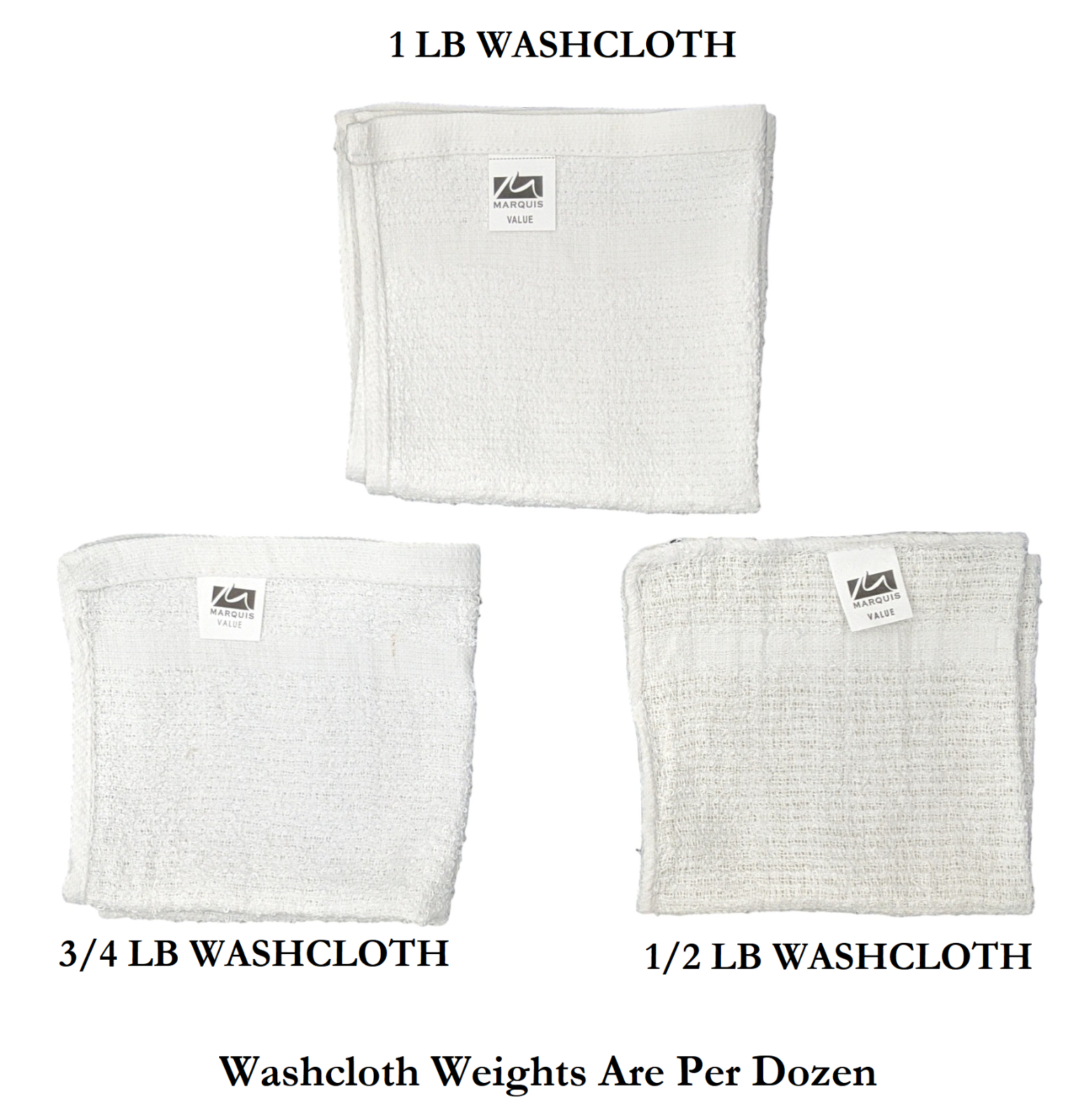 12x12 White Value Washcloths Lt Weight Cloth Rags Bath/Craft/Kitchen/Garage/Face