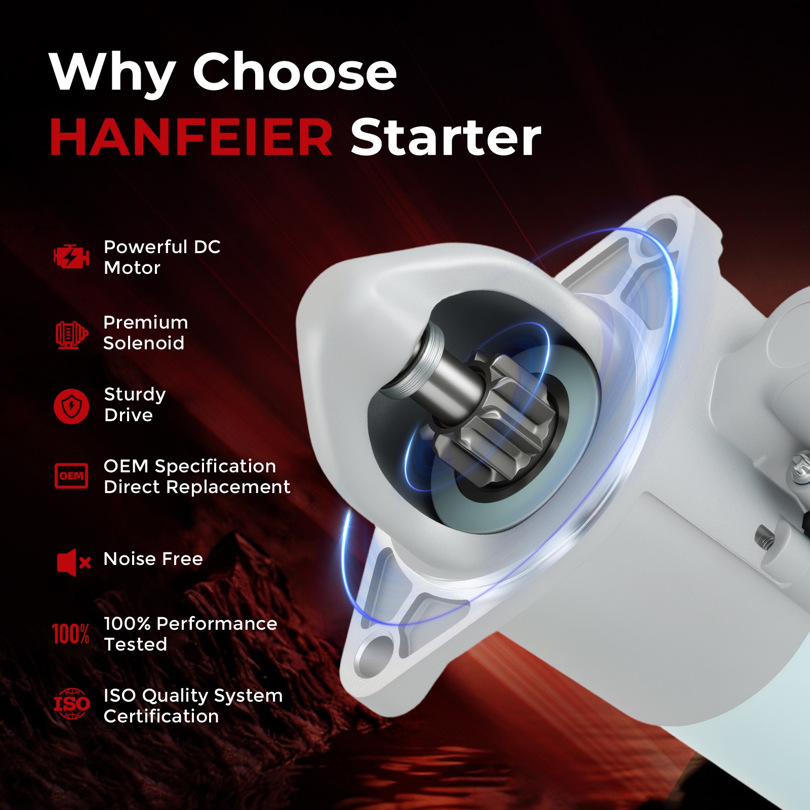 Starter for Chevrolet Sonic 2012 2013 2014 2015 - 2018 Cruze Limited 8000387