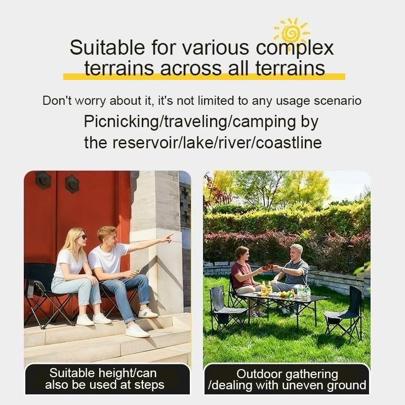 Foldable and portable aluminum camping table, portable/height adjustable, 1 pcs