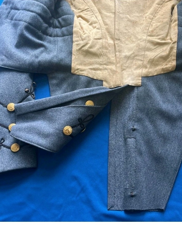 RARE ORIGINAL CIVIL WAR ERA CSA VMI COATEE UNIFORM JACKET NON DUG RELIC A+ COND