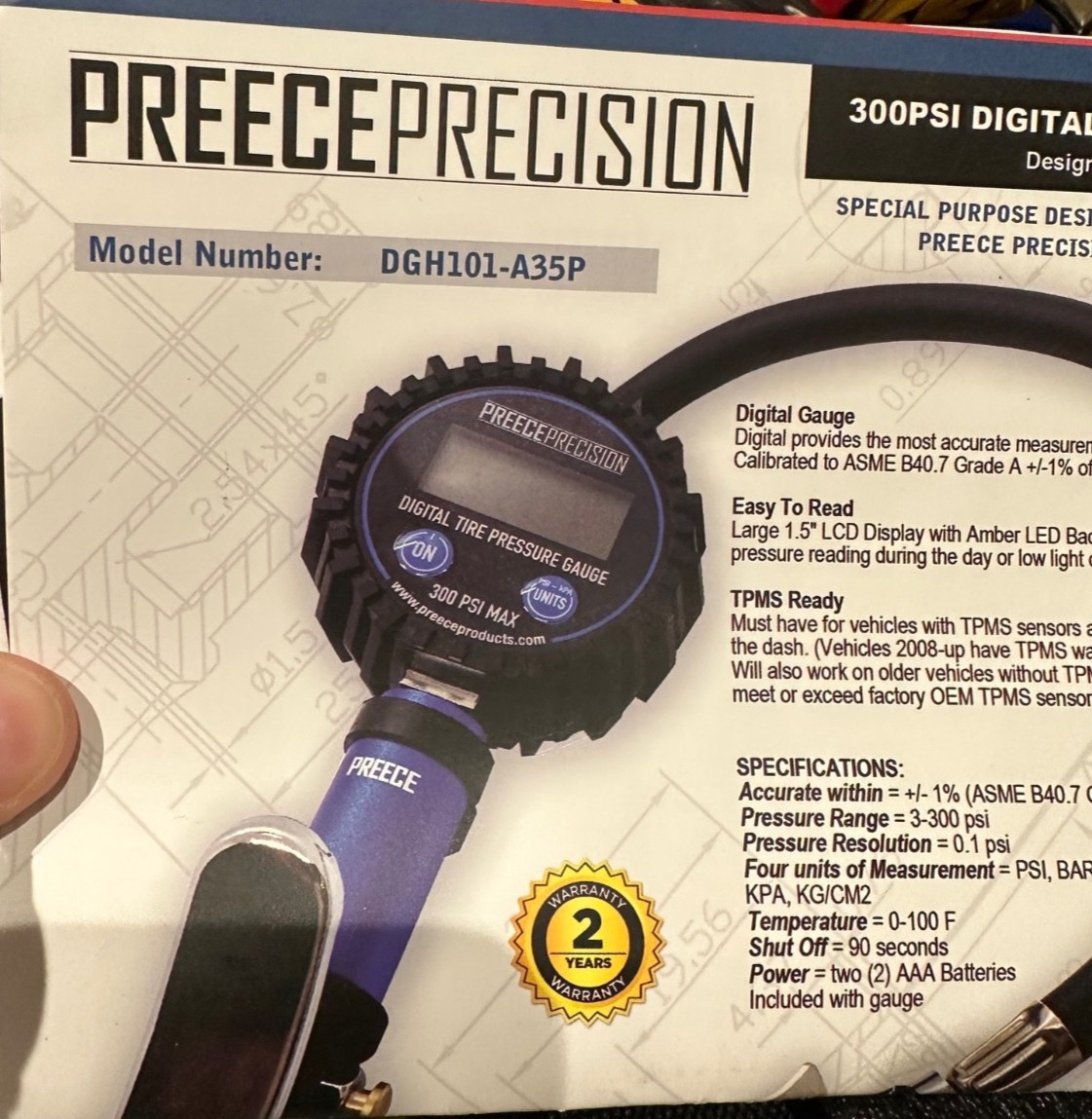 Preece Precision, The Source, 15Lbs Co2 System, 250PSI Regulator, Hose, Inflator