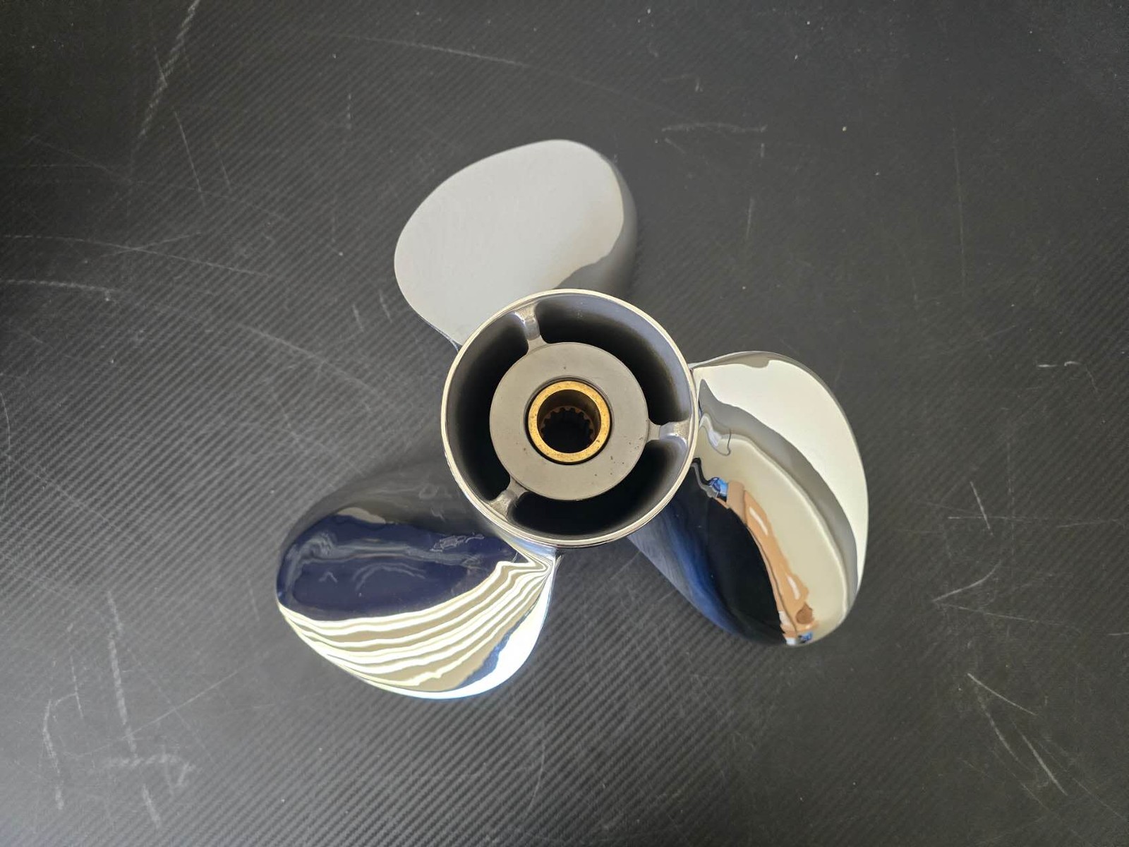 14 x 19 Stainless Steel Outboard Boat Propeller fit Suzuki 50-140HP 15Spline, RH