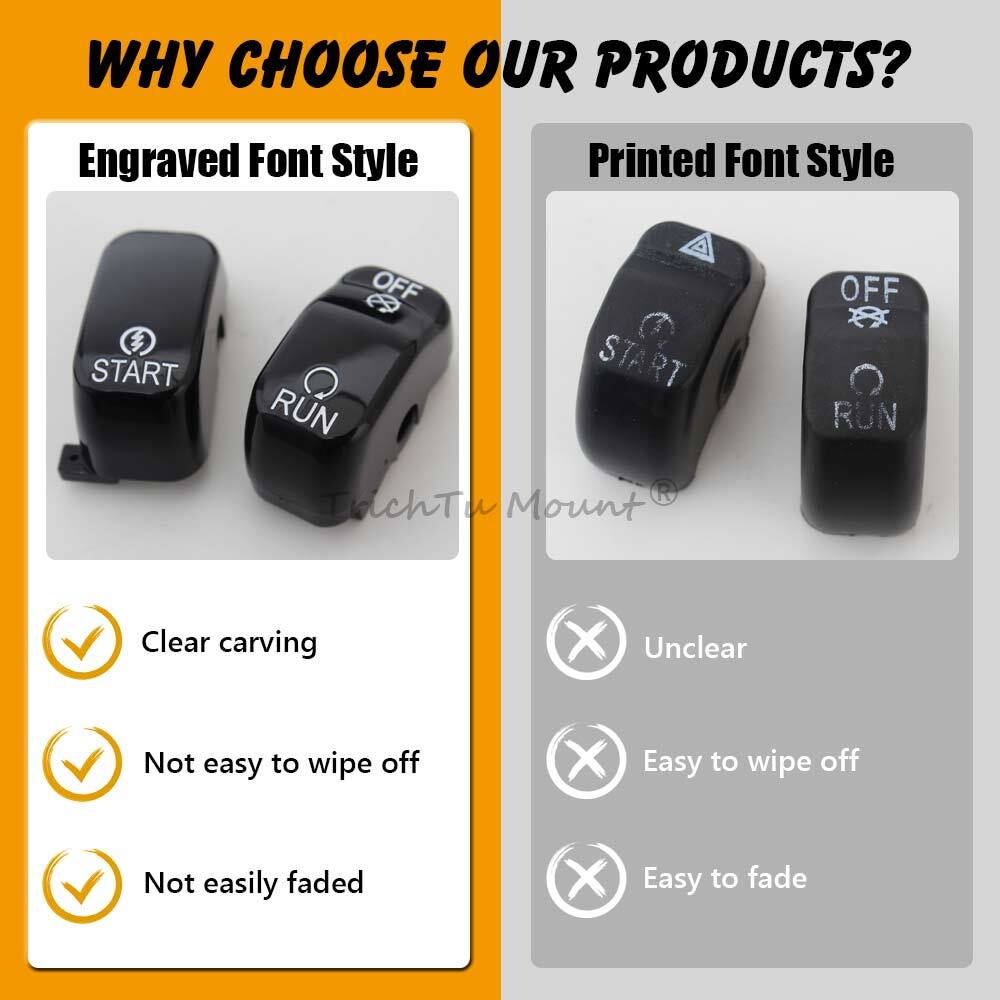 Hand Control Switch Housing Button Caps For Harley Street Electra Glide 96-13