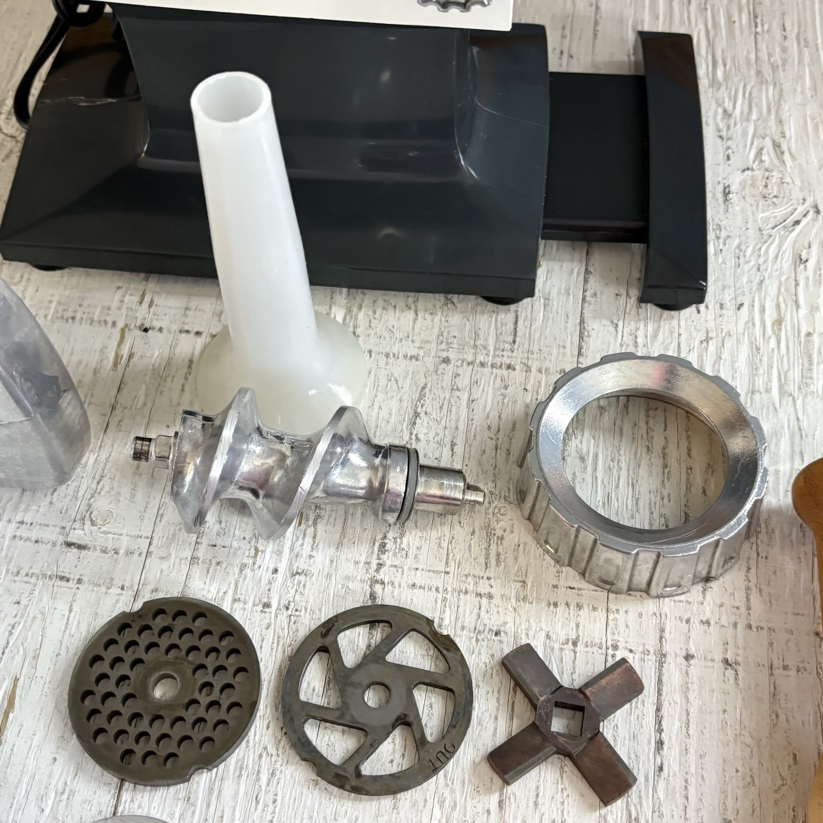 Vintage Rival Grind-O-Matic Electric Meat Grinder Chopper Model 2700 Complete