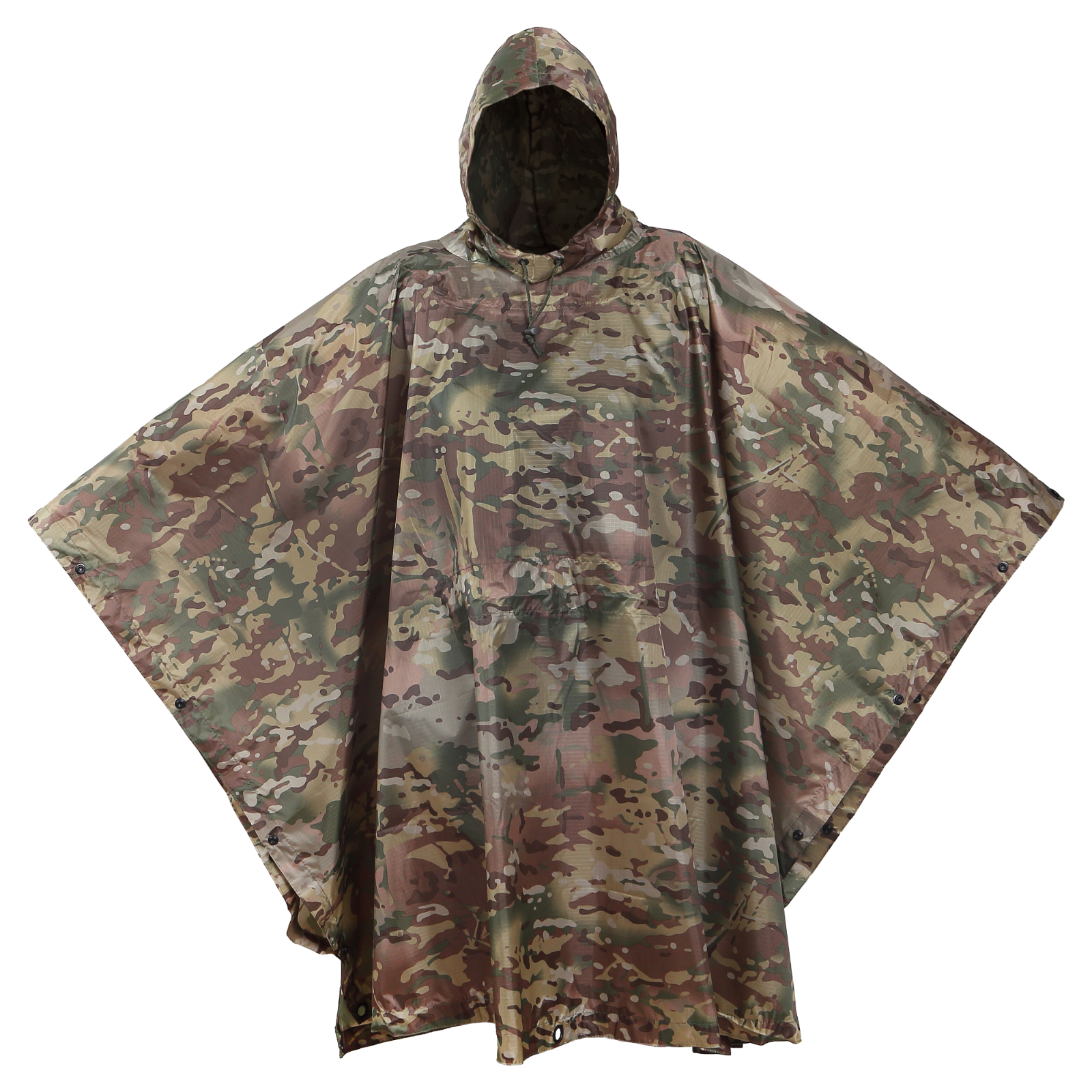 USGI Industries Military Design Multi Use Rip Stop (OCP / Multicam, Rain Poncho)