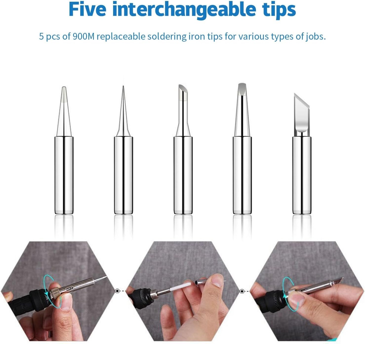 Soldador De Estaño Estano Soldadora Professional Kit Soldadura Cautin 110v 60w