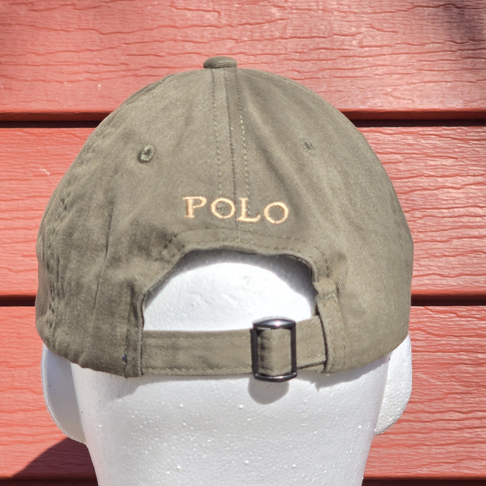Polo Ralph Lauren Men's One Size Cotton Chino Adjustable Ball Cap Olive Green
