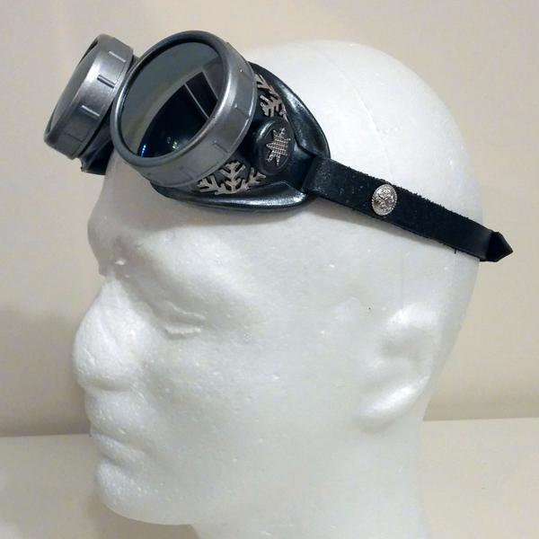 (1 Pair) 2-WAY MIRROR Acrylic Goggle Lenses See-Thru Plexiglas Surveillance Disc