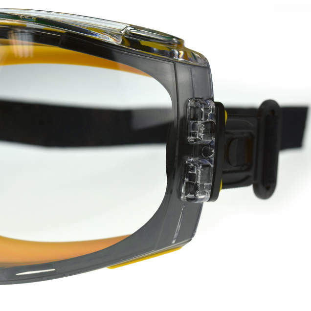 DeWalt DPG82-11 Concealer Clear Anti-Fog Over Glasses Safety Goggles, 1 Pair