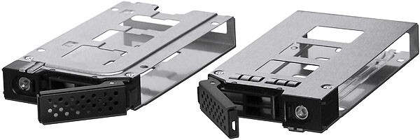 Aluminum(1x5.25") to (4x2.5" SAS/SATA 12G HD)Hot-Swap-Cage(P-Link Backplane)NEW