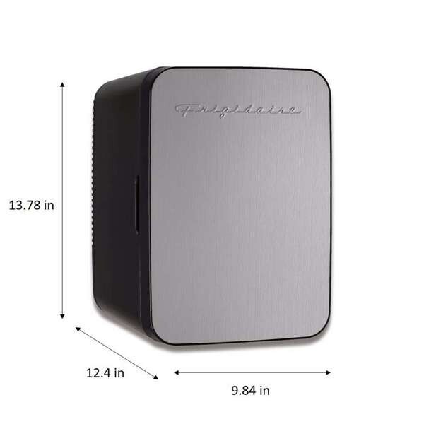 Frigidaire, 15 Can/10 Liter Mini Personal Fridge Cooler, Stainless Steel