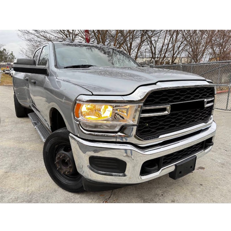 New Chrome Front Bumper Grille Grill Fits 2019-2024 Ram 2500 3500 104-11311G US