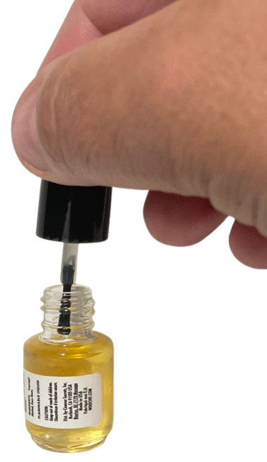 SPIRIT GUM ADHESIVE Theater Makeup Small Bottle Brush Stick On Glue Nose Or Hair