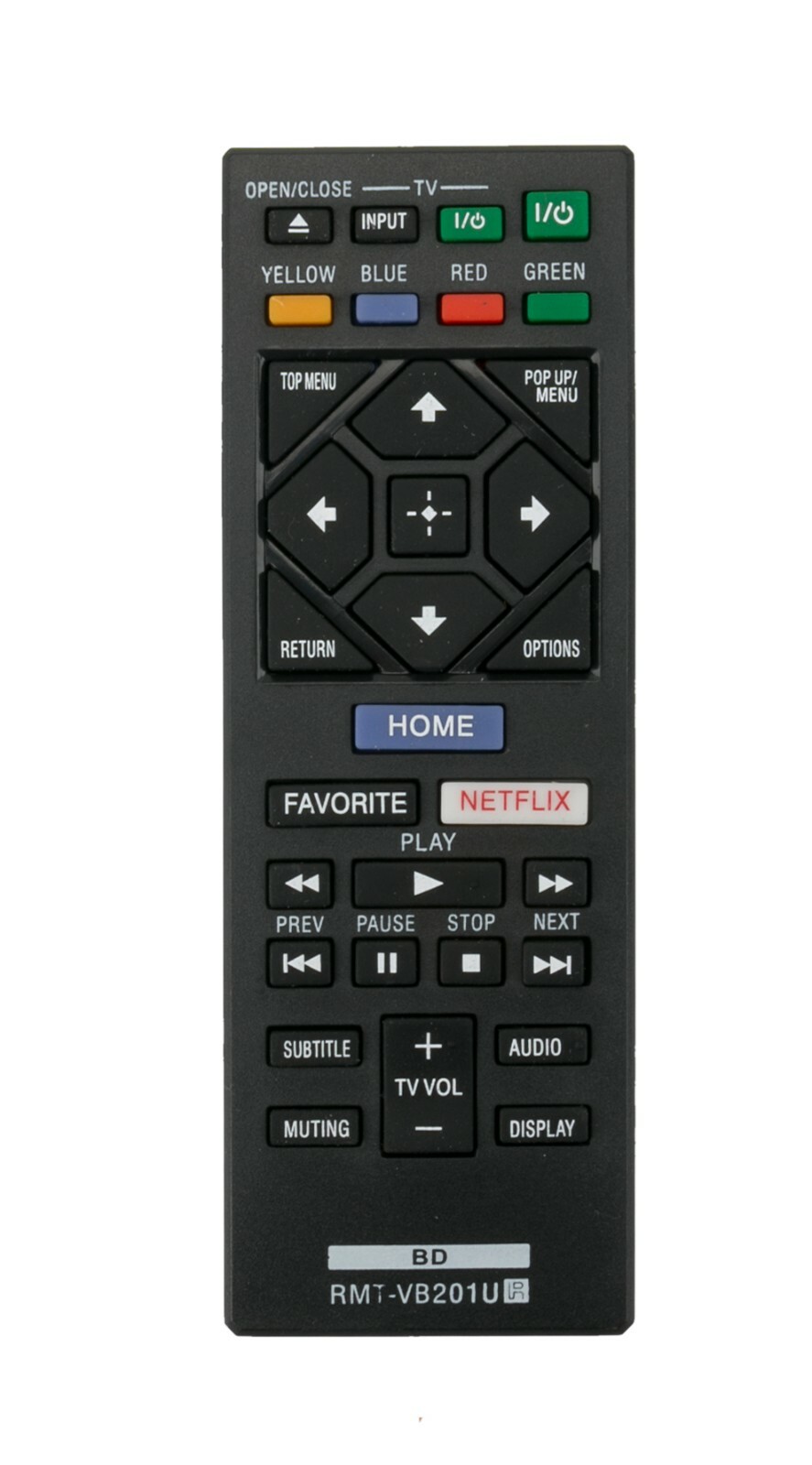 New RMT-VB201U Replace Remote Fit for Sony Blu-ray BDP-S1700 UBP-X700 BDP-S170