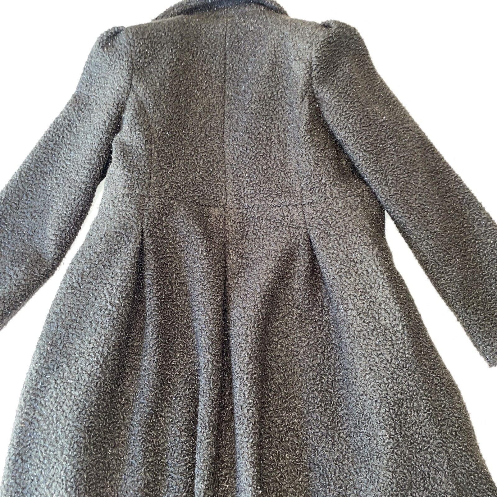 Rothschild Girl’s Princess Dressy Sparkle Black Coat Sz XL (16) Vintage Inspired