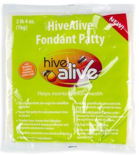 Hive Alive Fondant Bee Food Supplement - With Vitamins & Amino Acids Fresh feed!