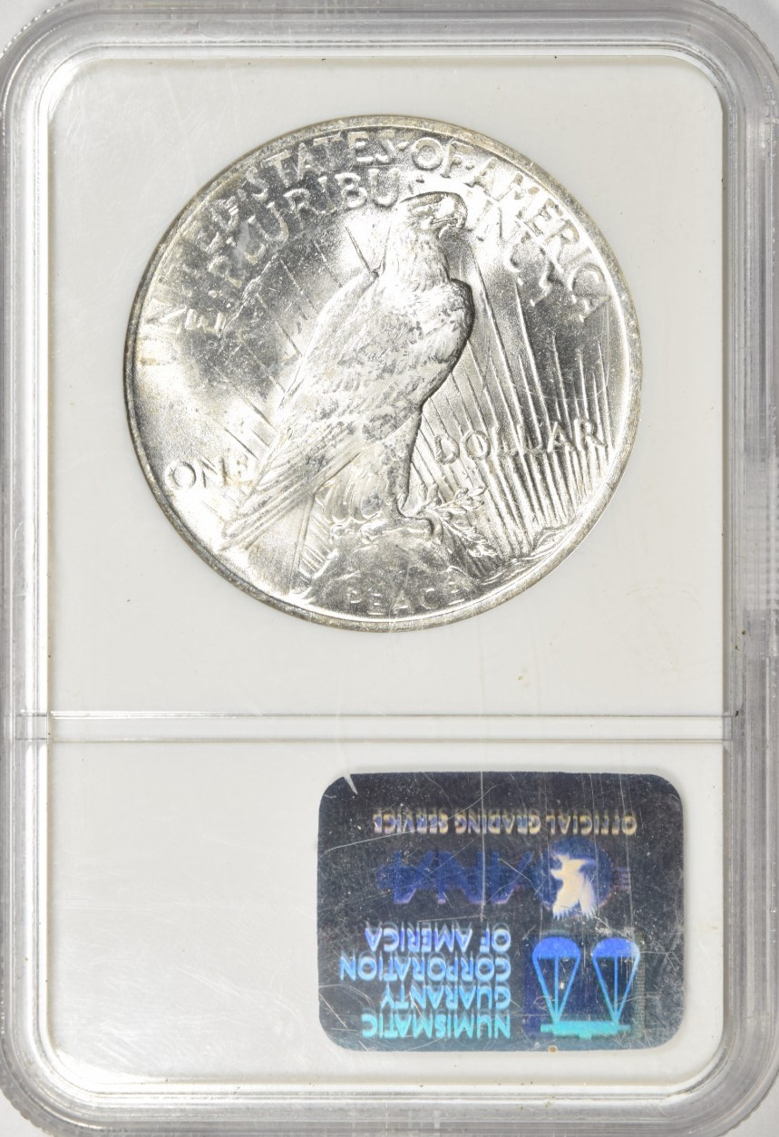 1923 PEACE DOLLAR ~ NGC MS63 ~ BRIGHT WHITE!