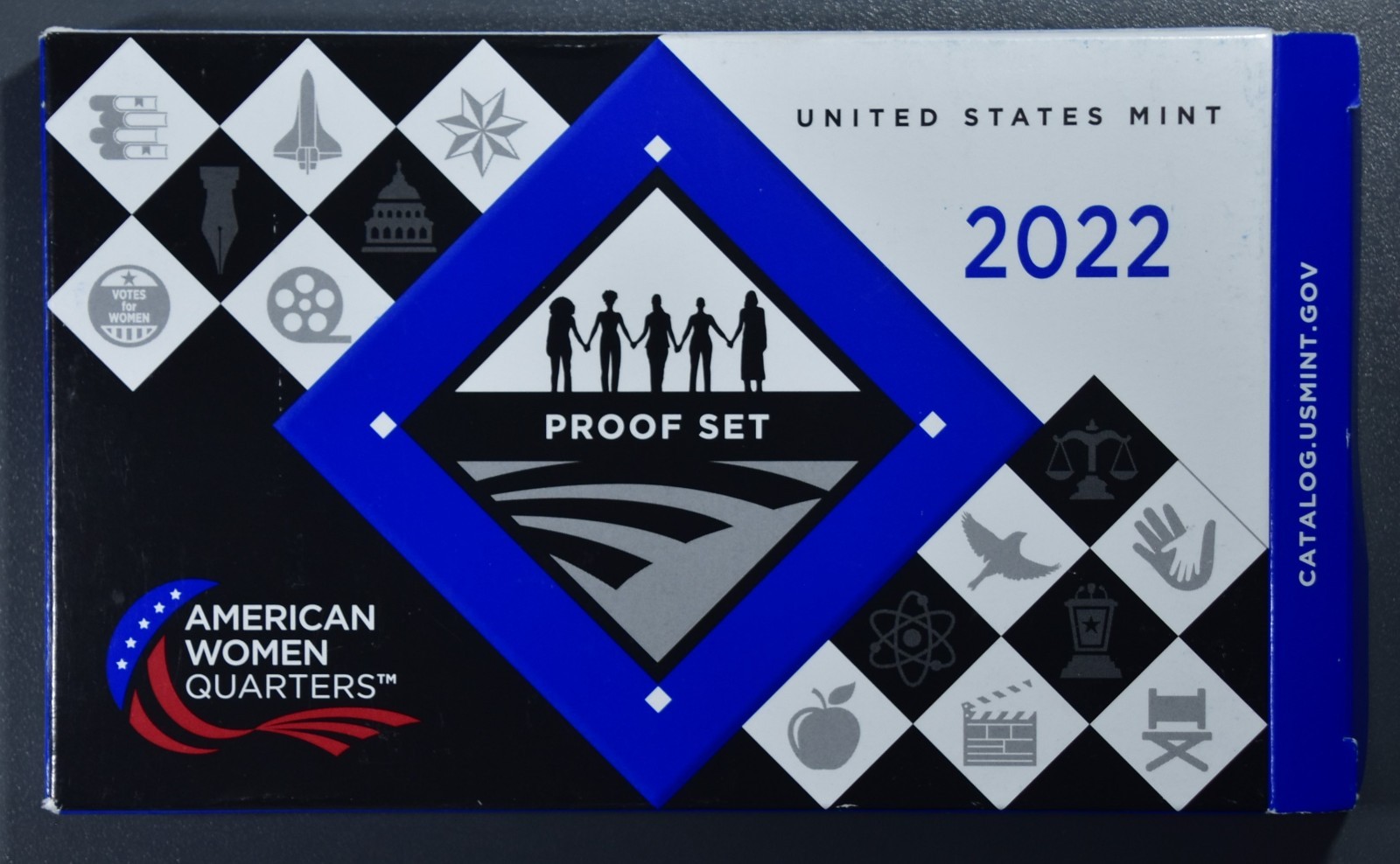 2022-S US MINT AMERICAN WOMEN QUARTERS PROOF SET 5-Coins IN OGP & COA A6273