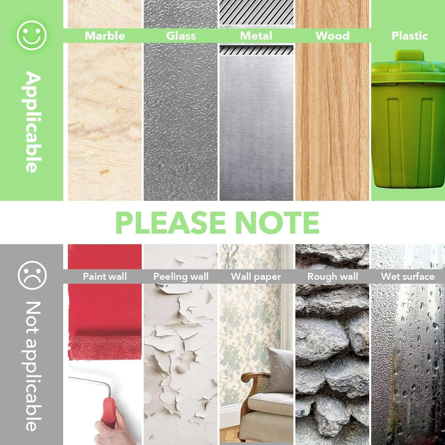 Nano Tape Heavy Duty Double Sided Tape Reusable Strong Adhesive Mounting Tape