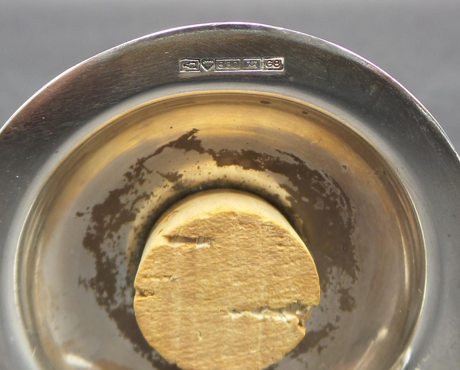 Rare Mid-Century AURAN KULTASEPPA Finland Sterling Silver Salt & Pepper Shakers