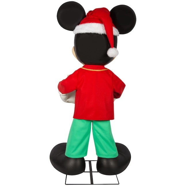 Disney 6.75-ft Lifesize Christmas Mickey Mouse Musical Animatronic