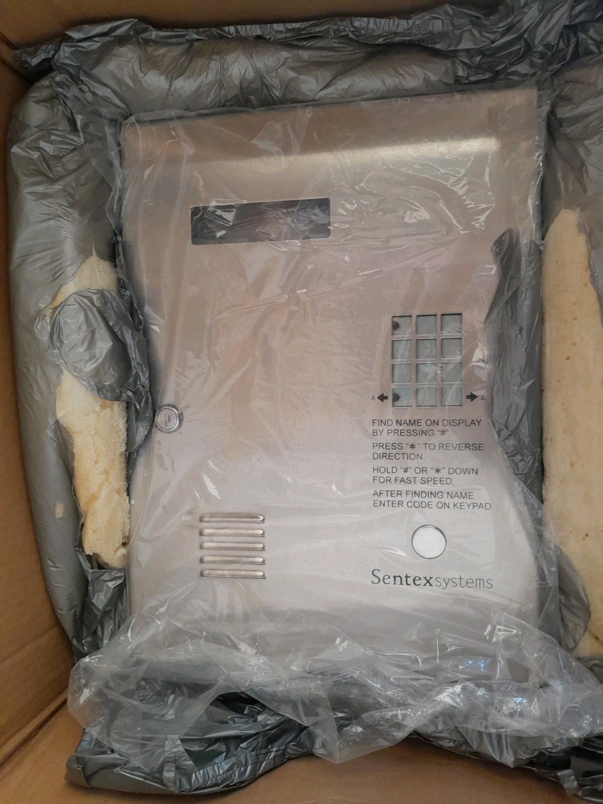 Sentex Infinity Stainless Gate Door Panel for Telephone Gate Access