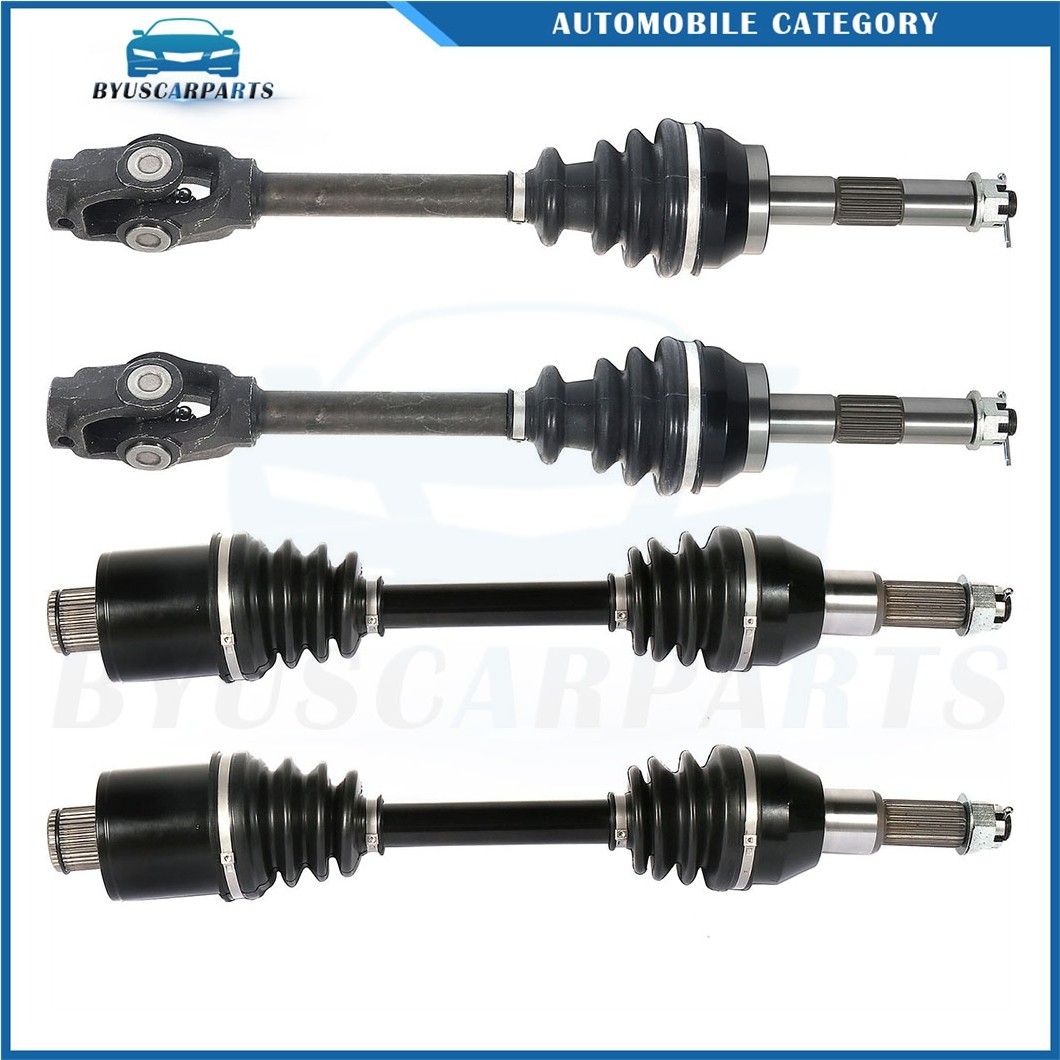 4 Pcs CV Joint Axles Rear Front Right Left For Polaris Sportsman 500