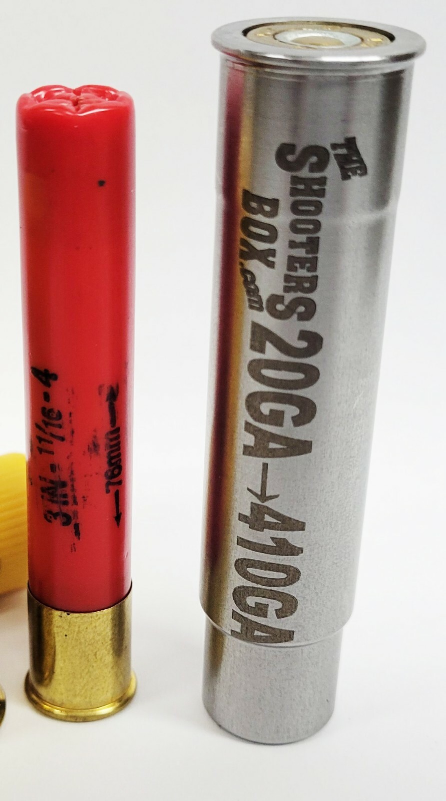 20GA to 410GA Shotgun Adapter - Stainless Steel - Free Shipping!